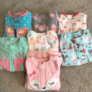 Fleece Footie Pajama Bundle